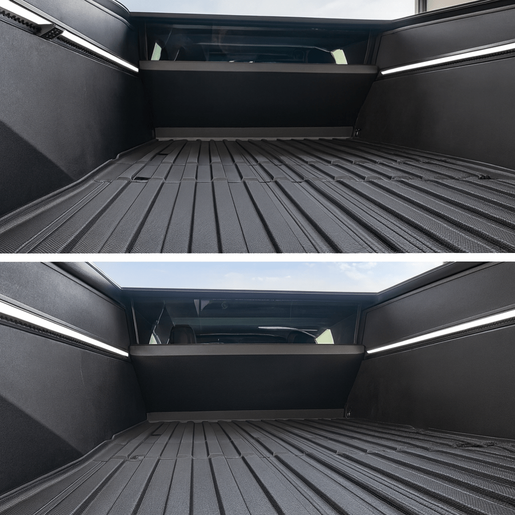 3 - in - 1 Tesla Trunk Mat Set – All - Weather Cargo Liners for Cybertruck - Zapped Co