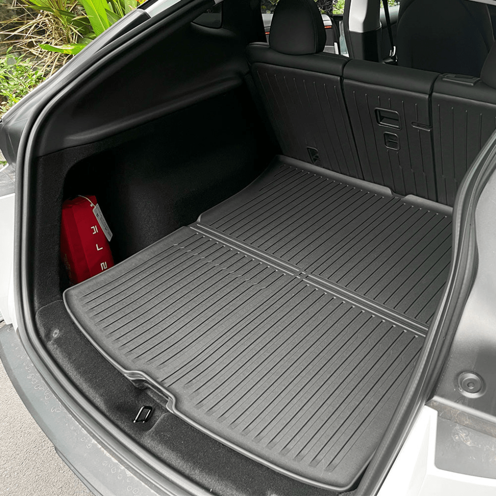 3 - in - 1 Tesla Trunk Mat Set – All - Weather Cargo Liners for Model Y (2017 - 2026) - Zapped Co