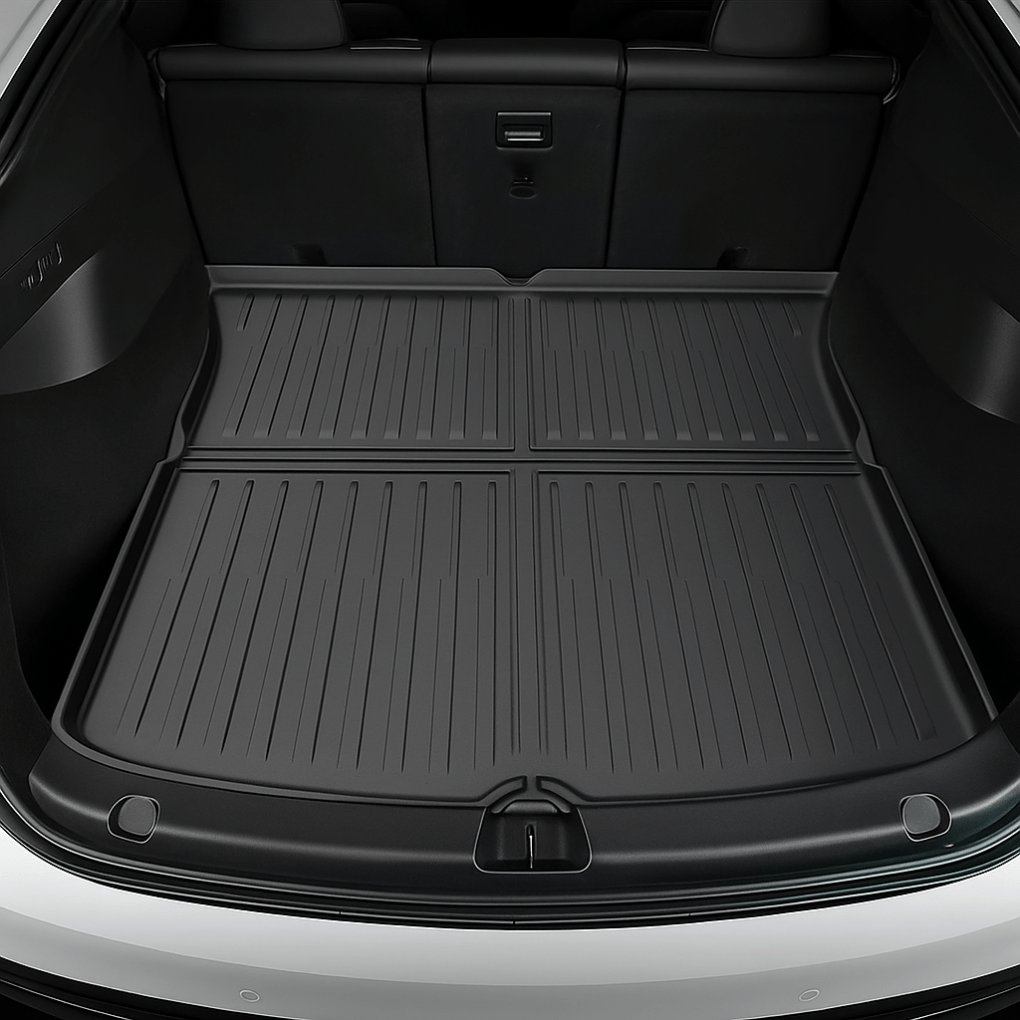 3 - in - 1 Tesla Trunk Mat Set – All - Weather Cargo Liners for Model Y/Juniper - Zapped Co