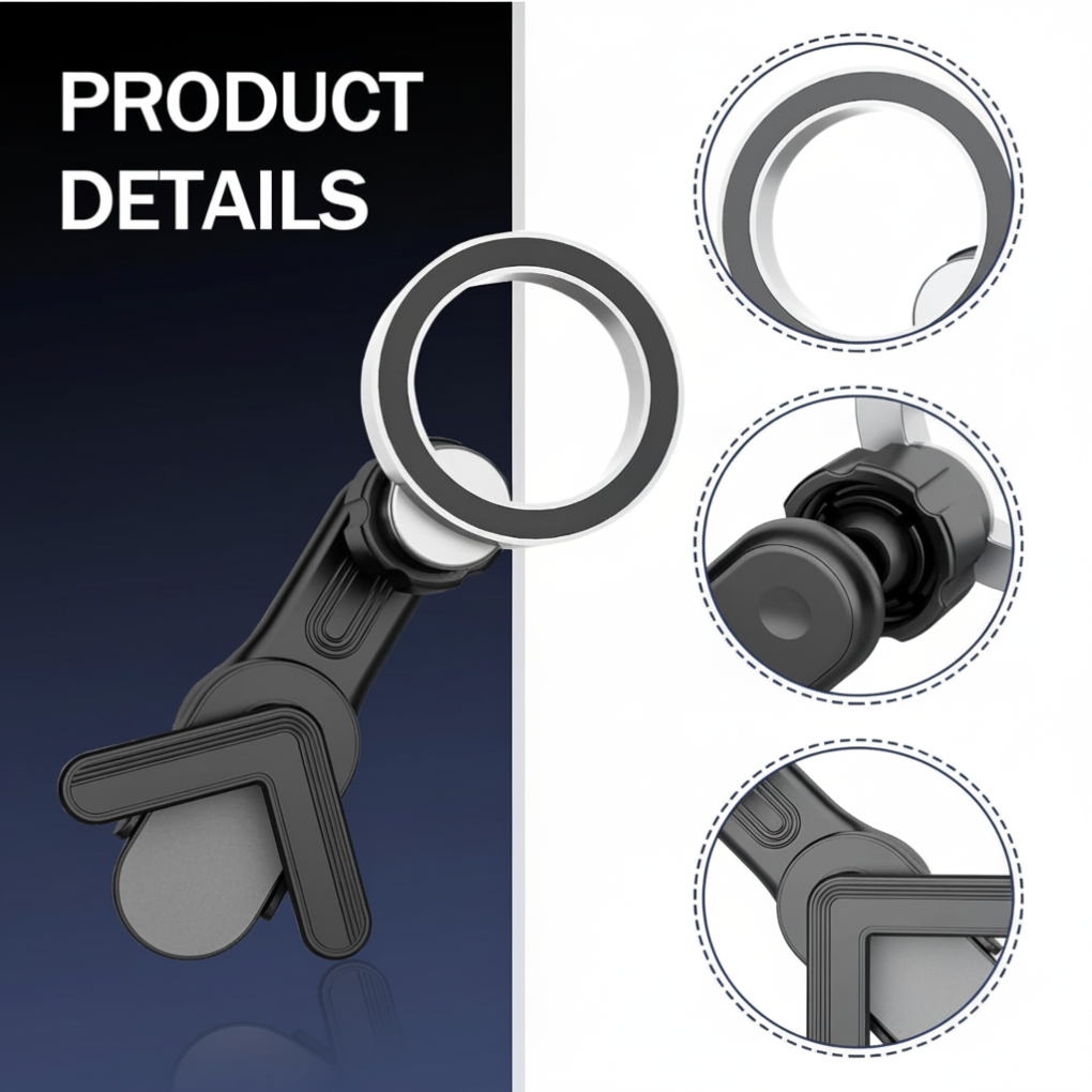 Magnetic Phone Mount – for Tesla Model 3/Y/X/S (2017-2026)