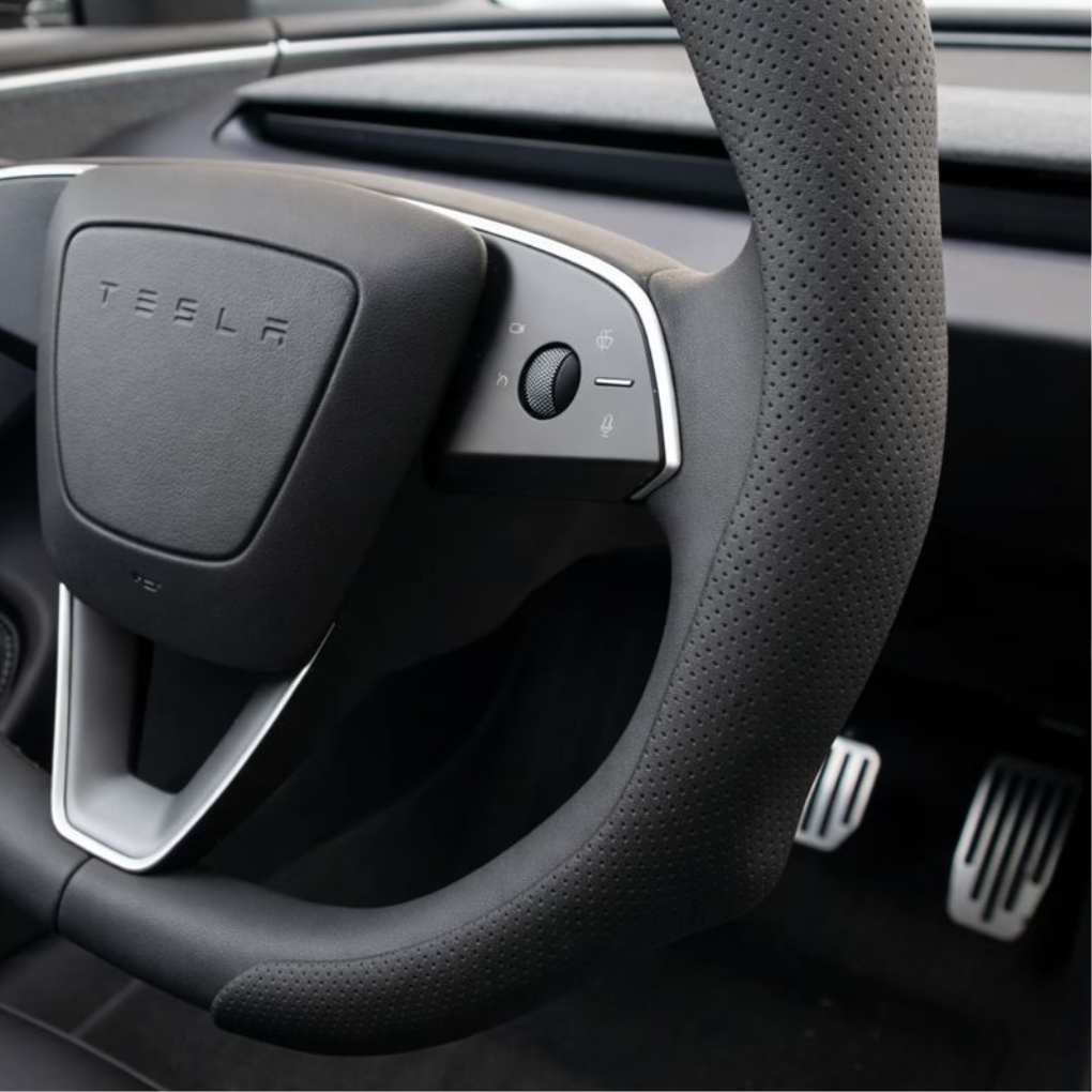 Ultra-thin Steering Wheel Cover – For Tesla Model 3/Y/X/S