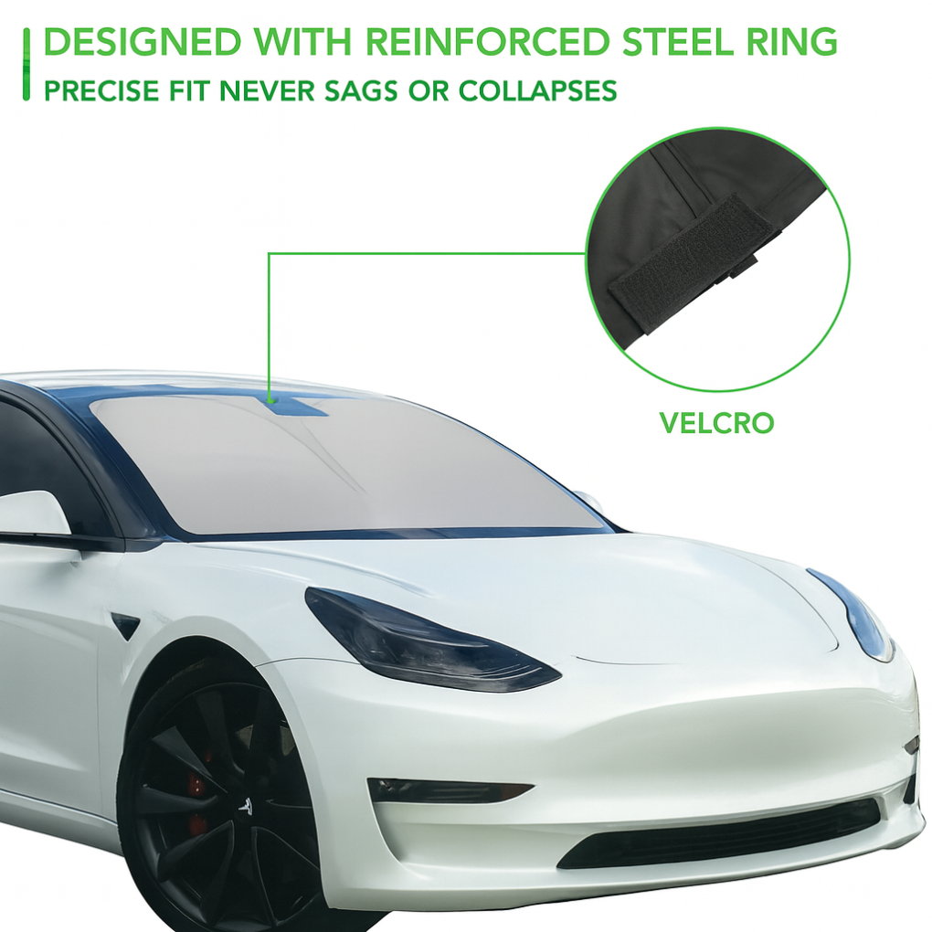 SunGuard – Premium Windshield Sunshade for Tesla Model 3/Y