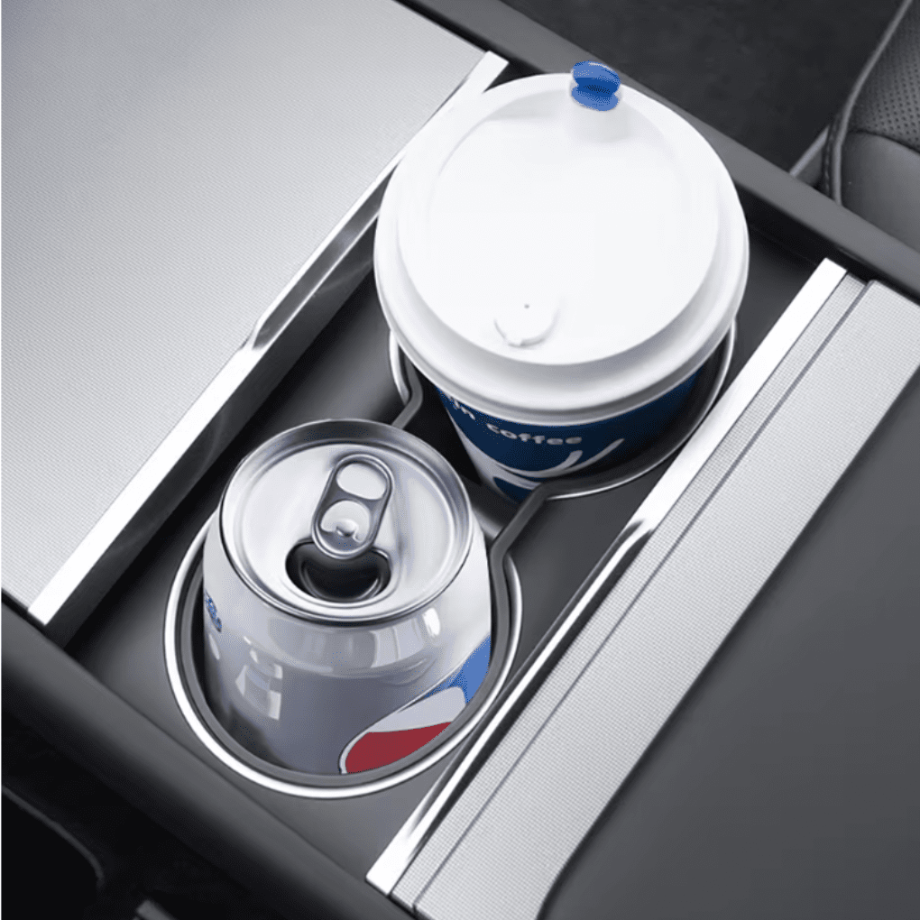 Anti - Shake Cup Holder Insert – for Tesla Model Y (2025 - 2026) - Zapped Co