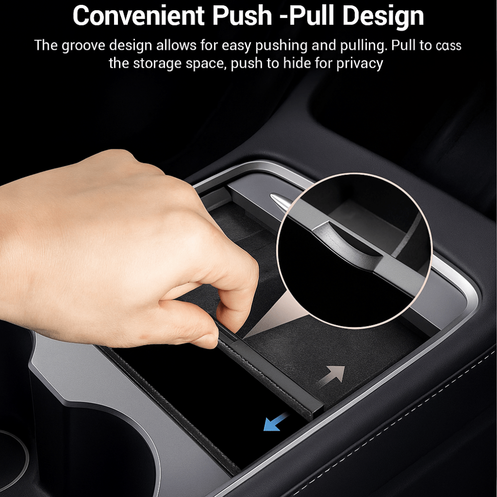 Center Console Tray - for Tesla Model 3/Y - Zapped Co