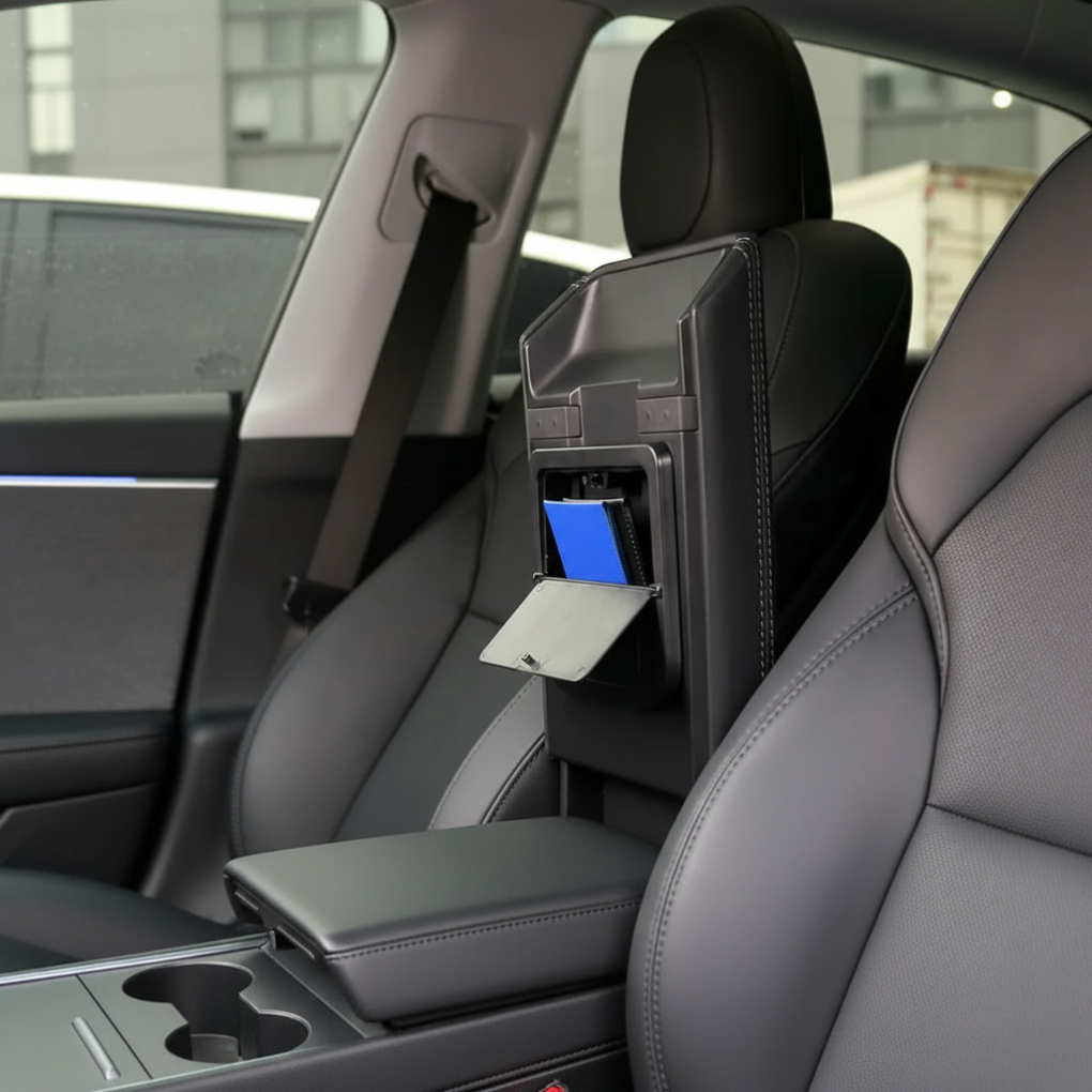 Hidden Armrest Storage Box - Tesla Model 3 Highland/ Model Y Juniper