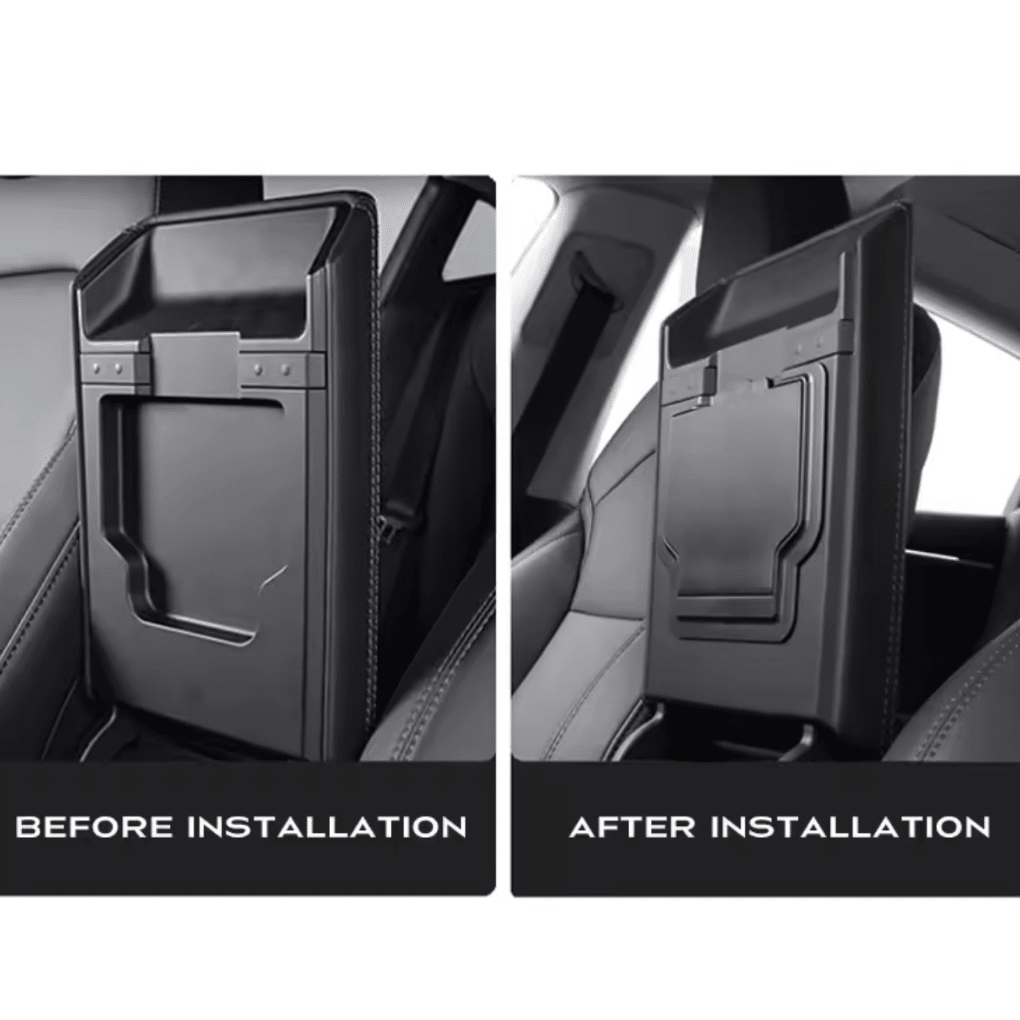 Hidden Armrest Storage Box – Tesla Model 3/Y (2024 - 2026) - Zapped Co
