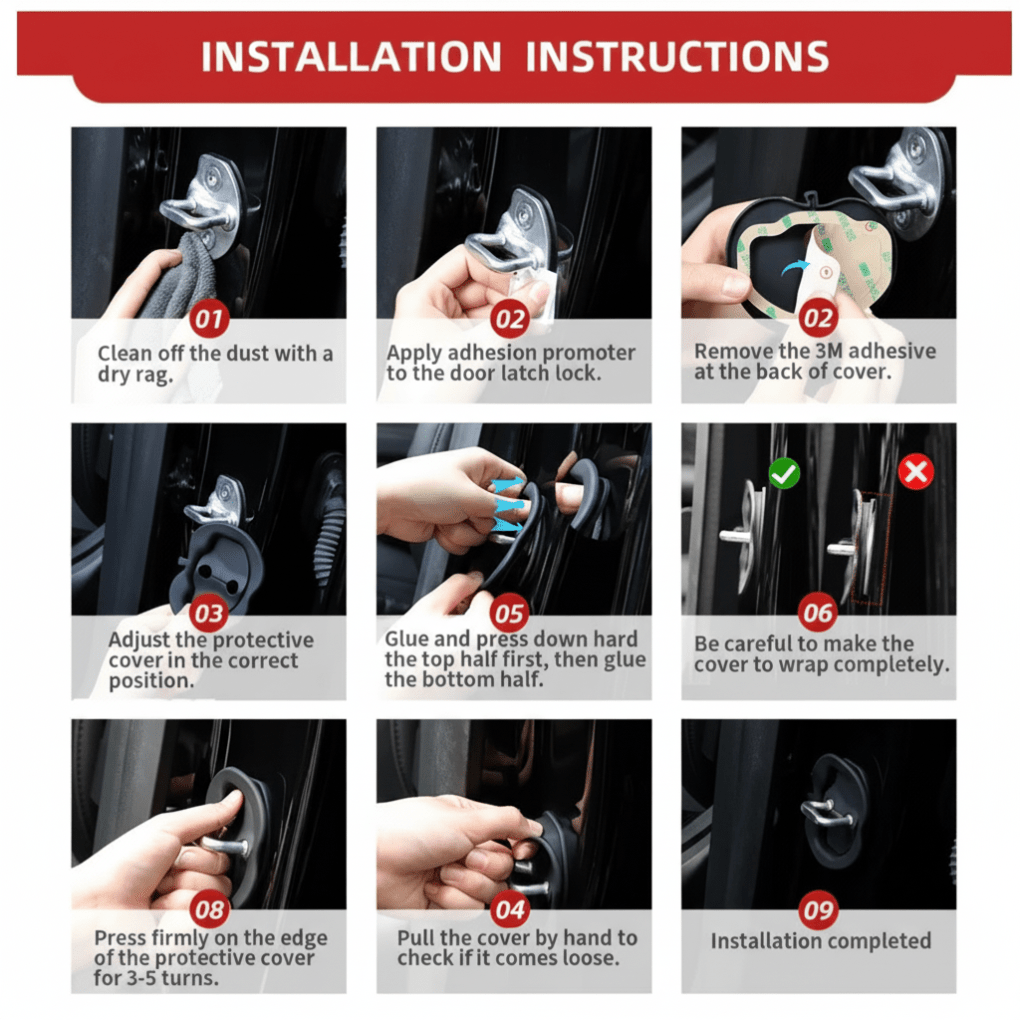 LatchGuard Protection Set - For Tesla Model 3/Y (2017 - 2026) - Zapped Co