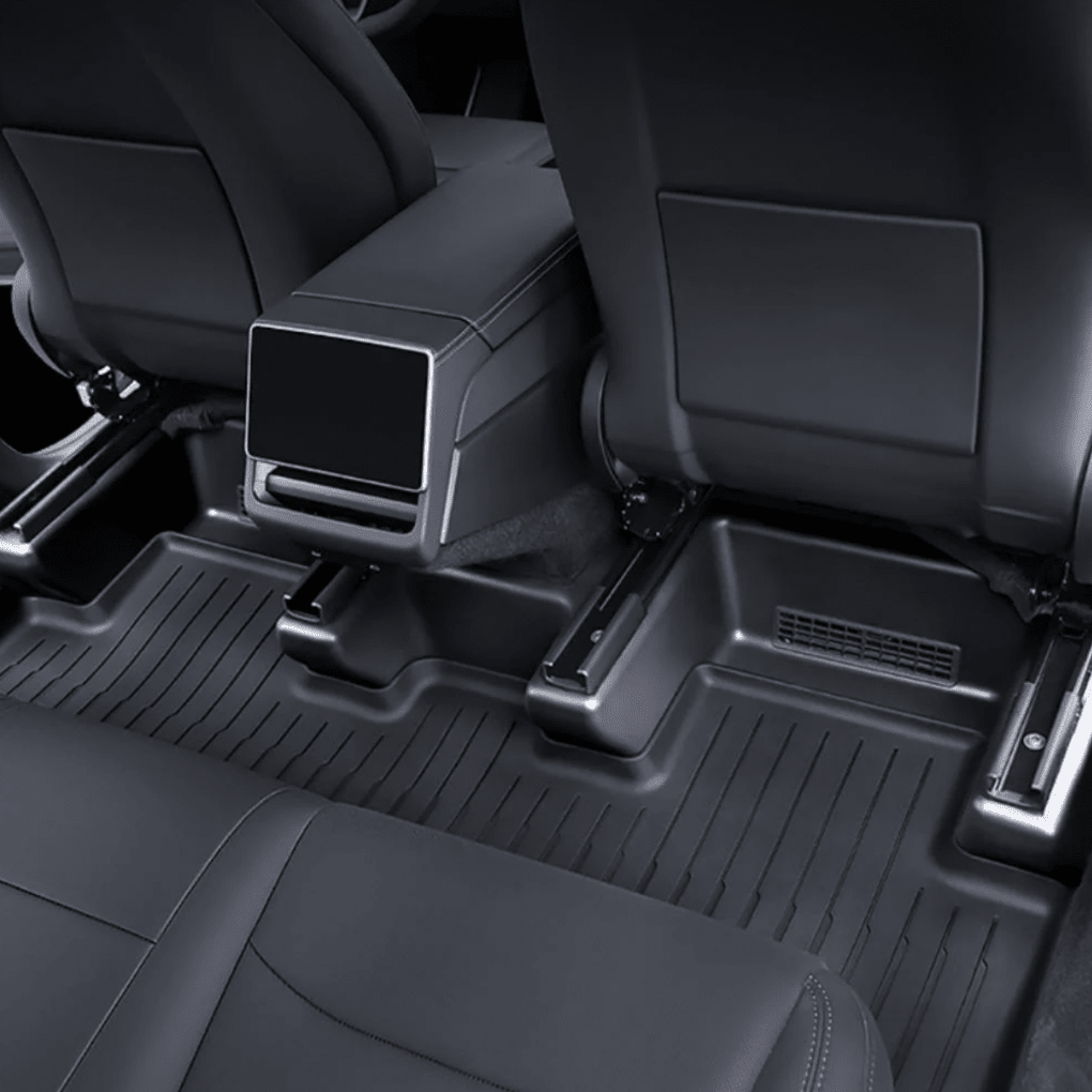 Rear Seat Rail Kick Guards – for Tesla Model Y (2025 - 2026) - Zapped Co