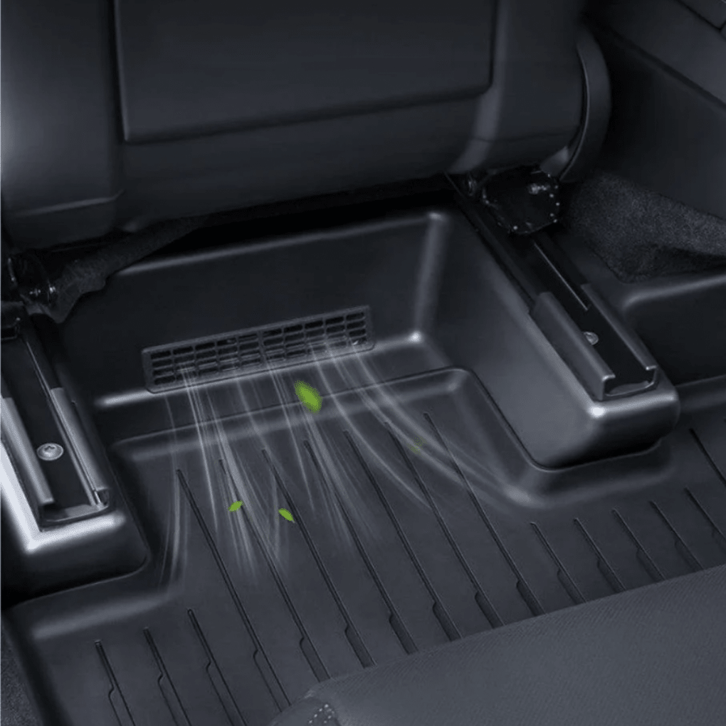 Rear Seat Rail Kick Guards – for Tesla Model Y (2025 - 2026) - Zapped Co