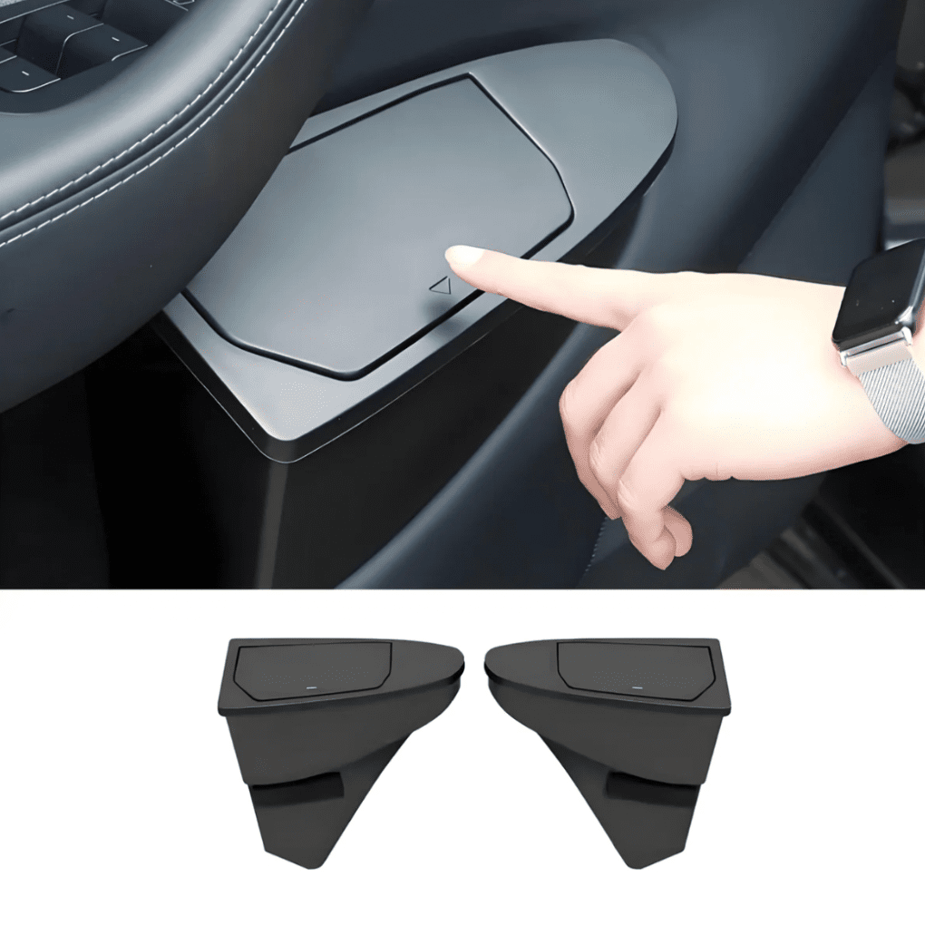 Side Door Waste Bin Set – Mini Trash Bins for Tesla Model Y (2025 - 2026) - Zapped Co