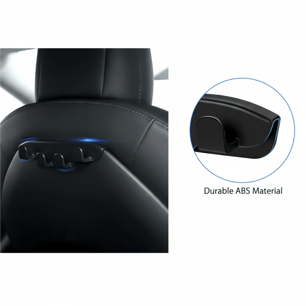 Stealth Seat Hook – for Tesla Model 3/Y/S/X (2017 - 2026) - Zapped Co