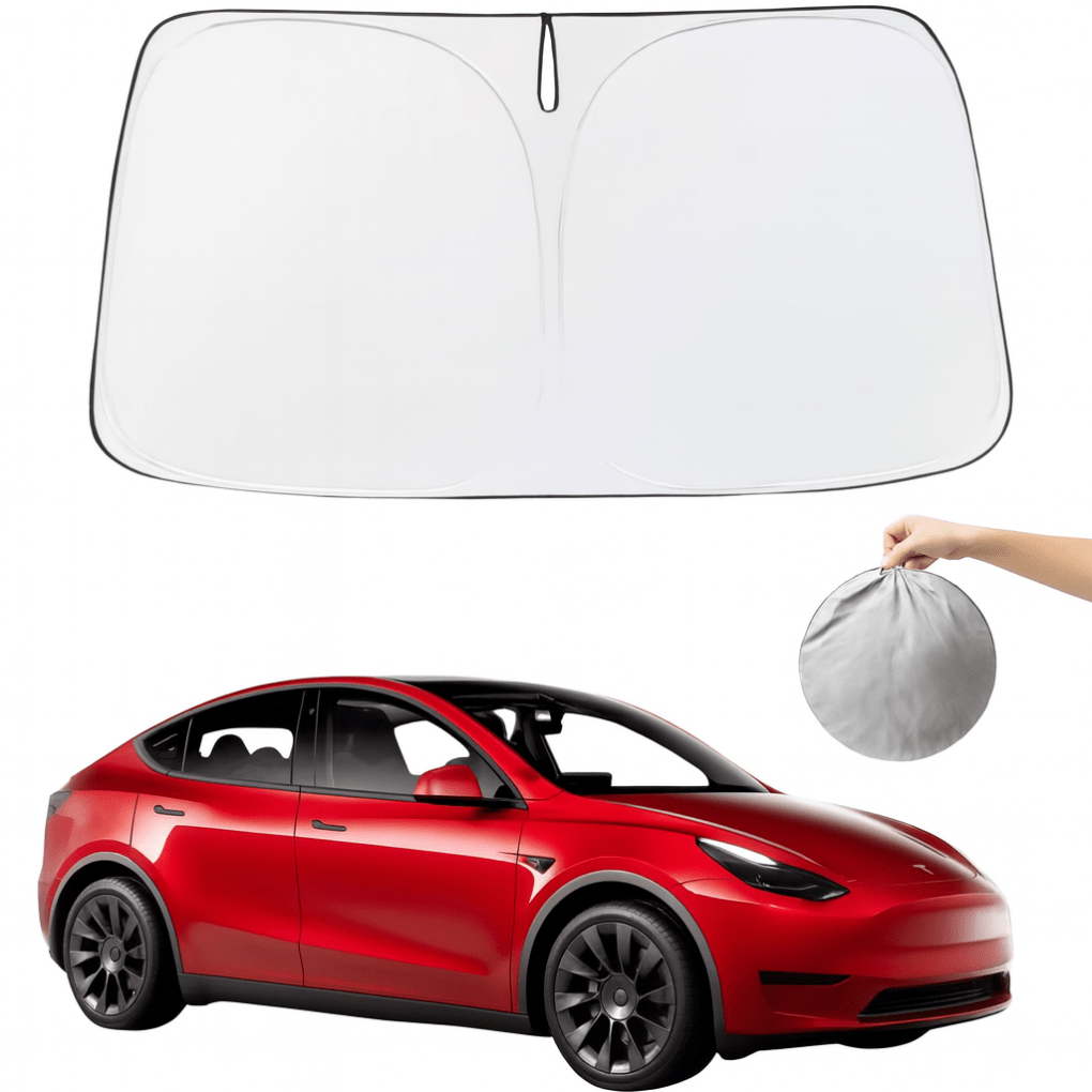 SunGuard – Premium Windshield Sunshade for Tesla Model 3/Y - Zapped Co