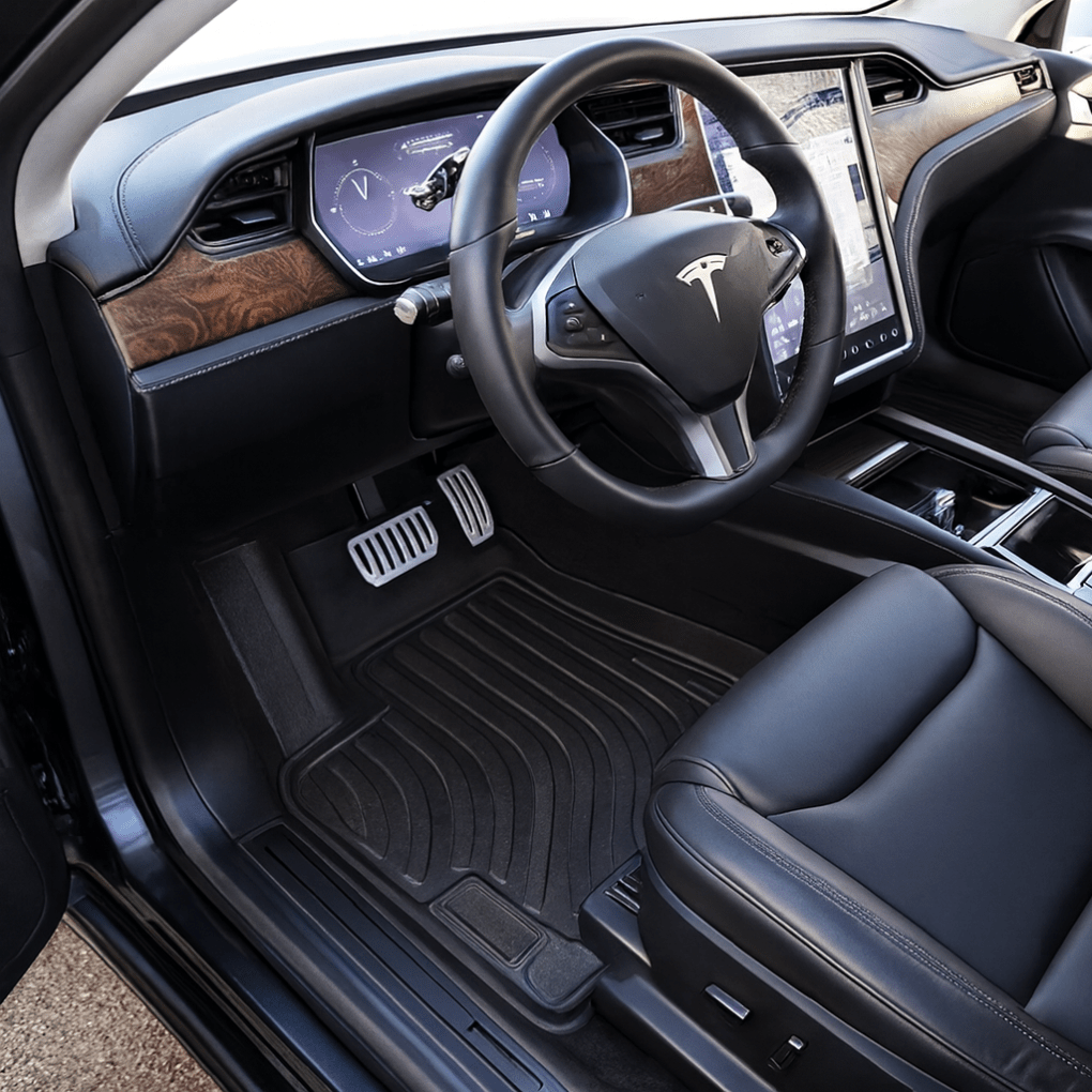 Tesla All - Weather Floor Mats – Custom Fit Interior Protection for Model X (2021 - 2024) - Zapped Co