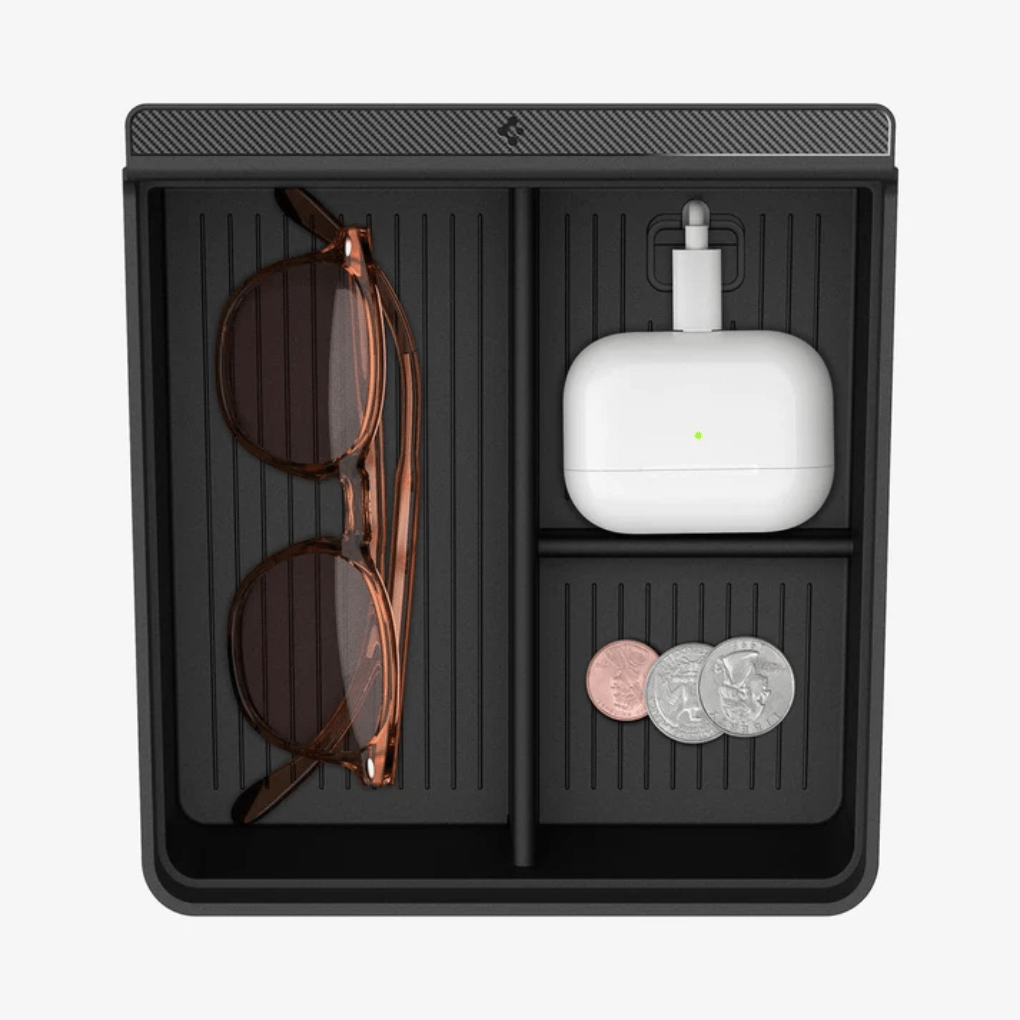 Tesla Console Organizer - Storage Compartment for Tesla Model 3/Y/S/X/Cybertruck - Zapped Co