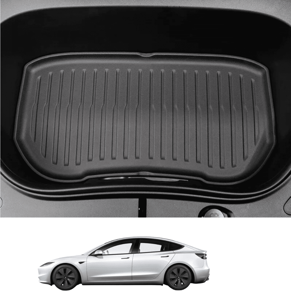 Tesla Frunk Mat – All - Weather Cargo Liner for Model 3 (2024 - 2026) - Zapped Co