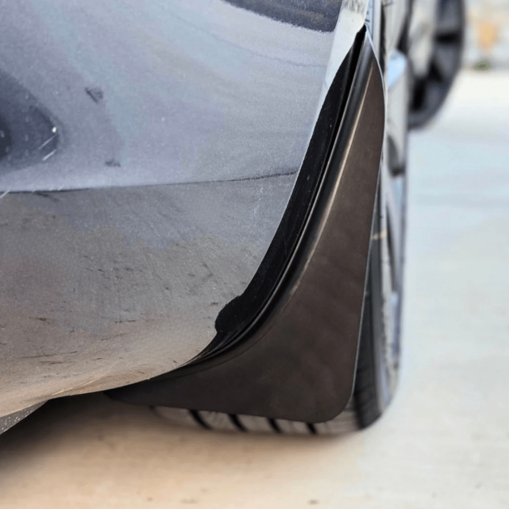 Tesla Mud Flaps – Custom Fit Splash Guards for Model 3 Highland - Zapped Co