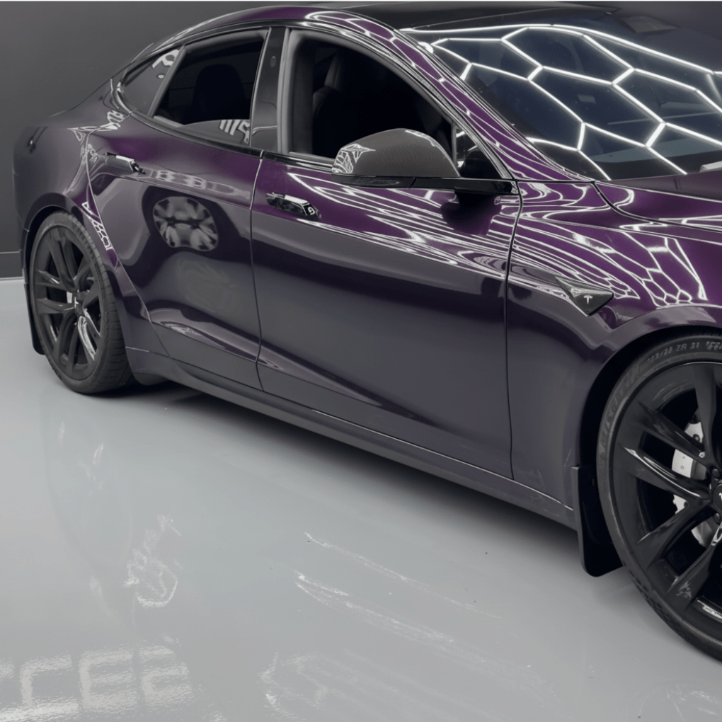 Tesla Mud Flaps – Custom Fit Splash Guards for Model S (2018 - 2024) - Zapped Co