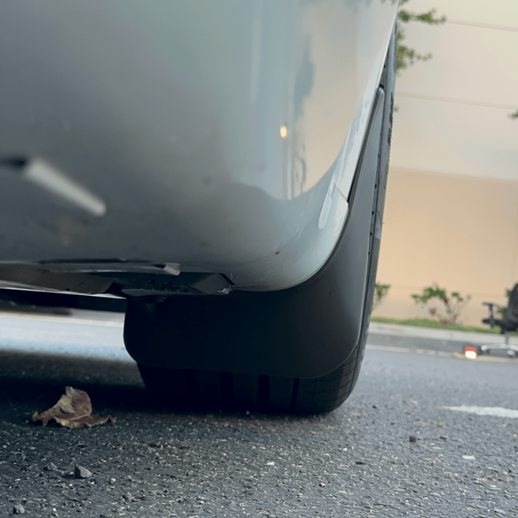 Tesla Mud Flaps – Custom Fit Splash Guards for Model S (2018 - 2024) - Zapped Co