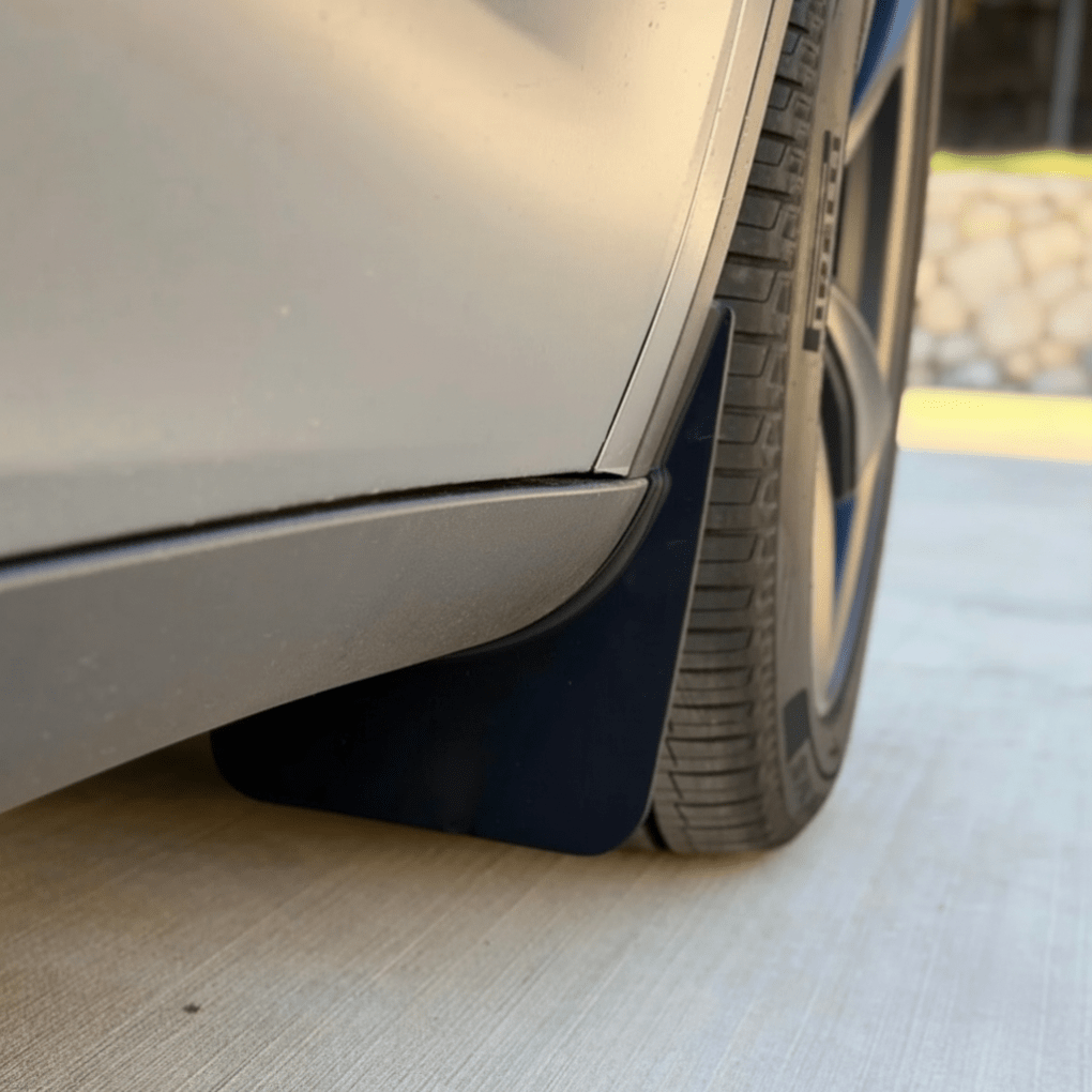 Tesla Mud Flaps – Custom Fit Splash Guards for Model Y Juniper - Zapped Co