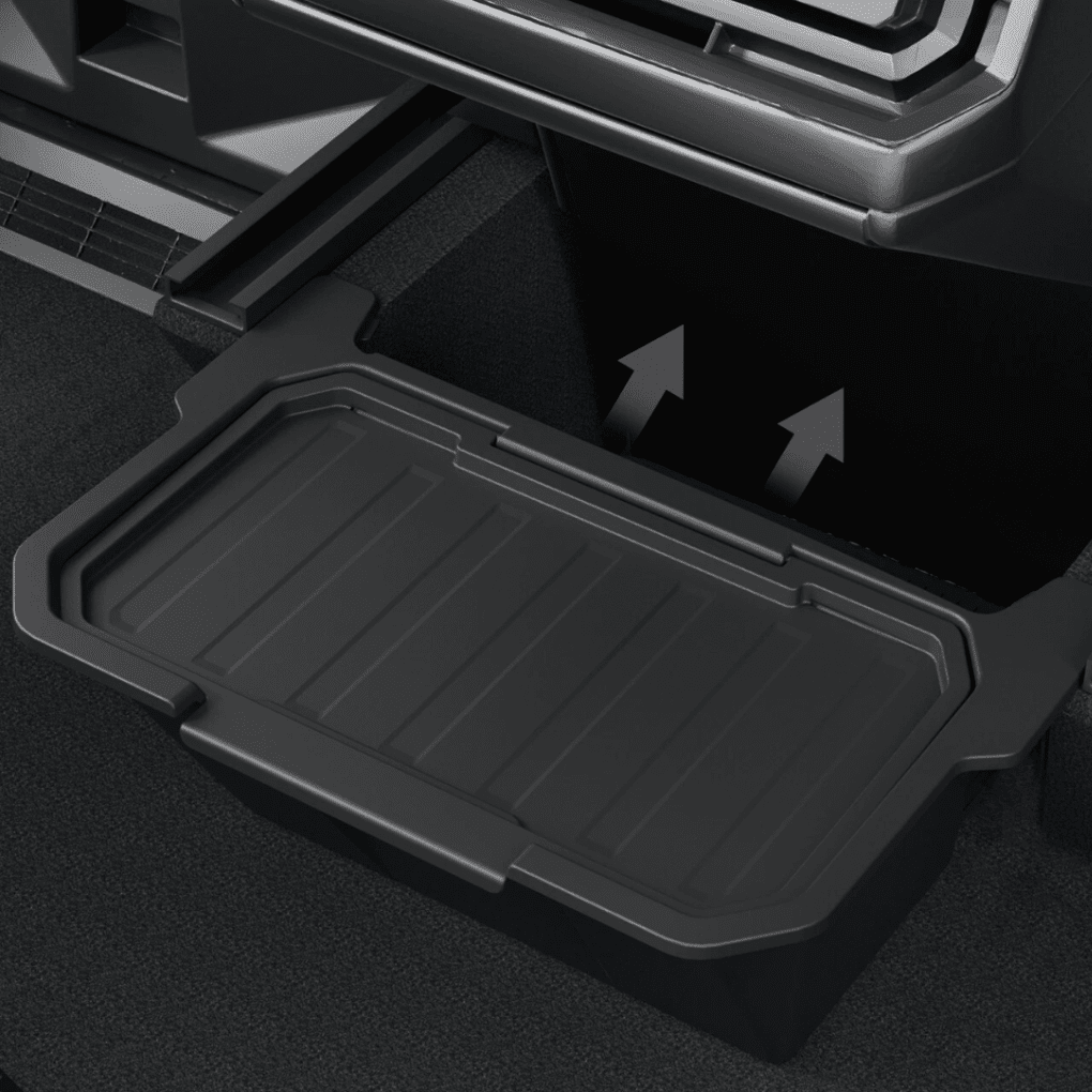 Tesla Rear Seat Compartment - Storage Compartment for Tesla Cybertruck - Zapped Co