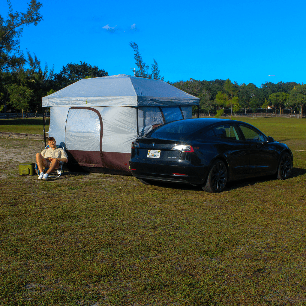 Tesla Tent – Climate - Controlled Camping Tent for Model 3 & Y - Zapped Co