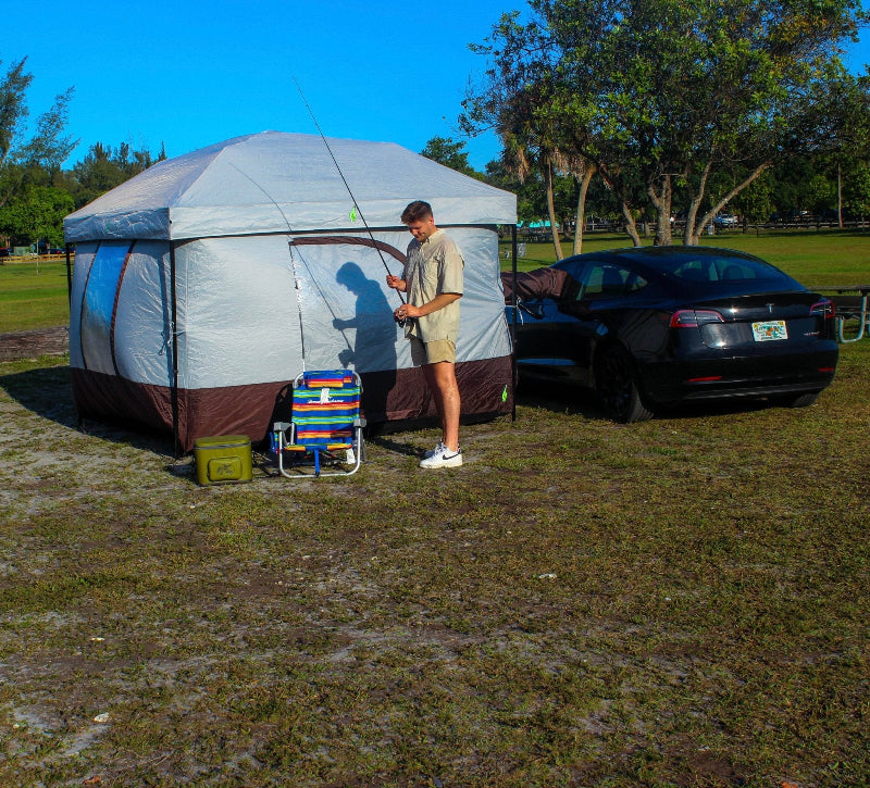 Tesla Tent – Climate - Controlled Camping Tent for Model 3 & Y - Zapped Co
