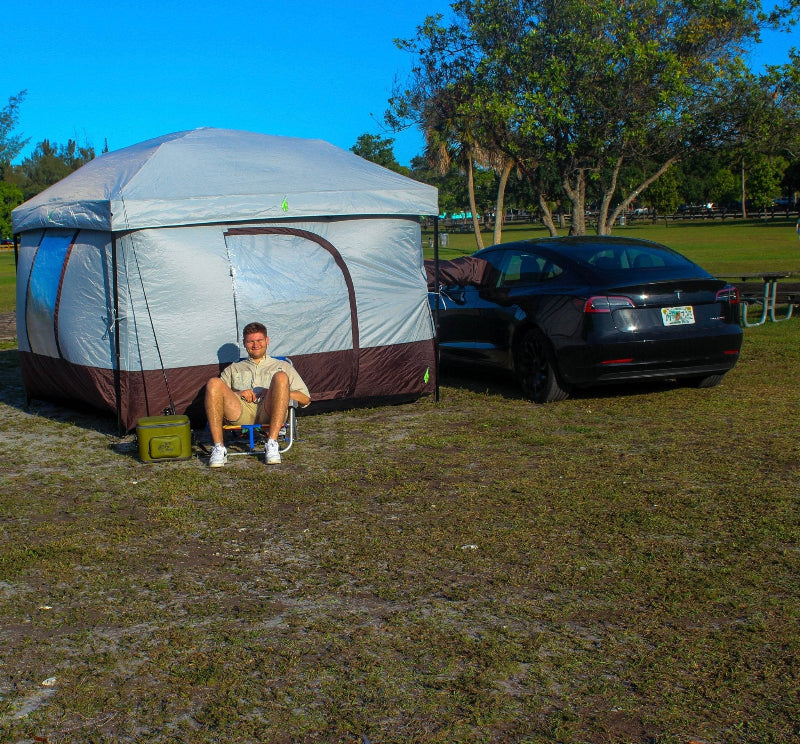 Tesla Tent – Climate - Controlled Camping Tent for Model 3 & Y - Zapped Co