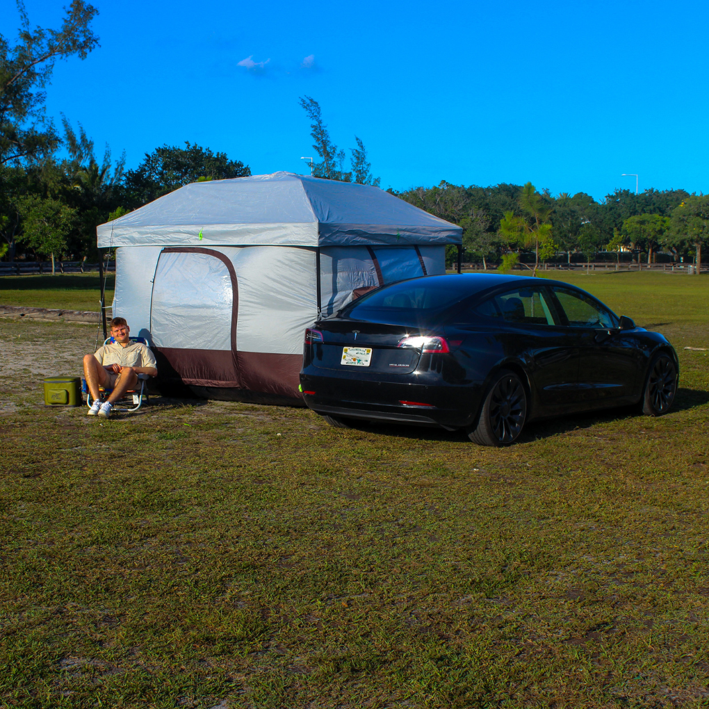 Tesla Tent – Climate - Controlled Camping Tent for Model 3 & Y - Zapped Co