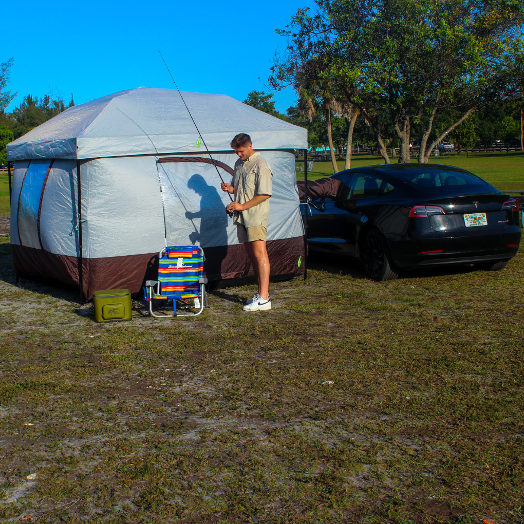 Tesla Tent – Climate - Controlled Camping Tent for Model 3 & Y - Zapped Co