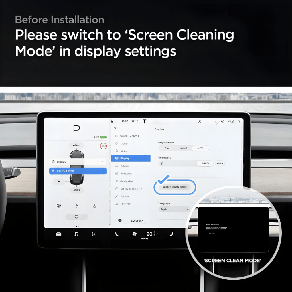 Tesla Touchscreen Protector for Model 3/Y/Highland/Juniper - Zapped Co
