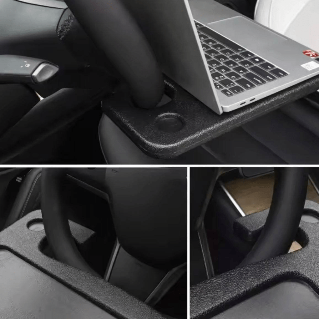 Tesla Travel Tray – Steering Wheel Desk for Work, Dining & Travel - Zapped Co