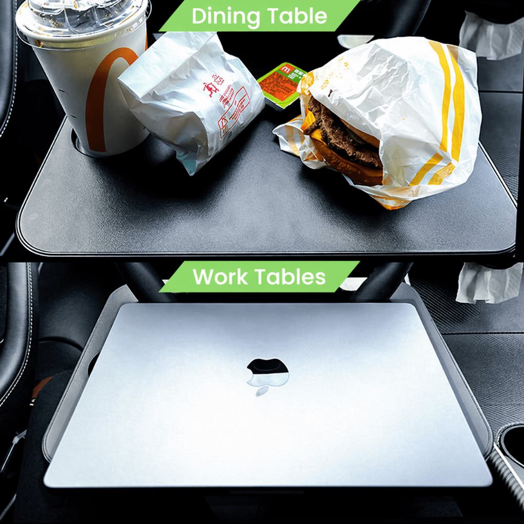 Tesla Travel Tray – Steering Wheel Desk for Work, Dining & Travel - Zapped Co