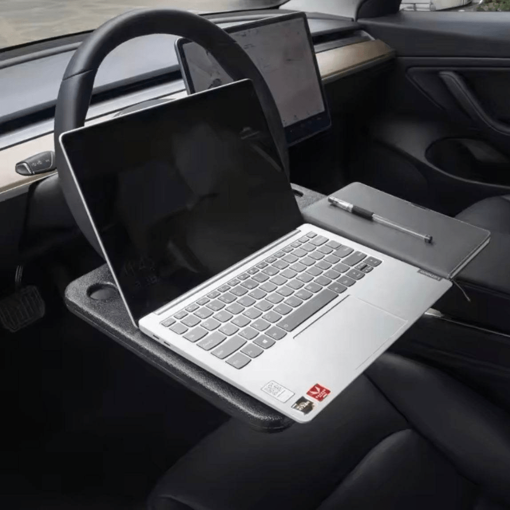 Tesla Travel Tray – Steering Wheel Desk for Work, Dining & Travel - Zapped Co