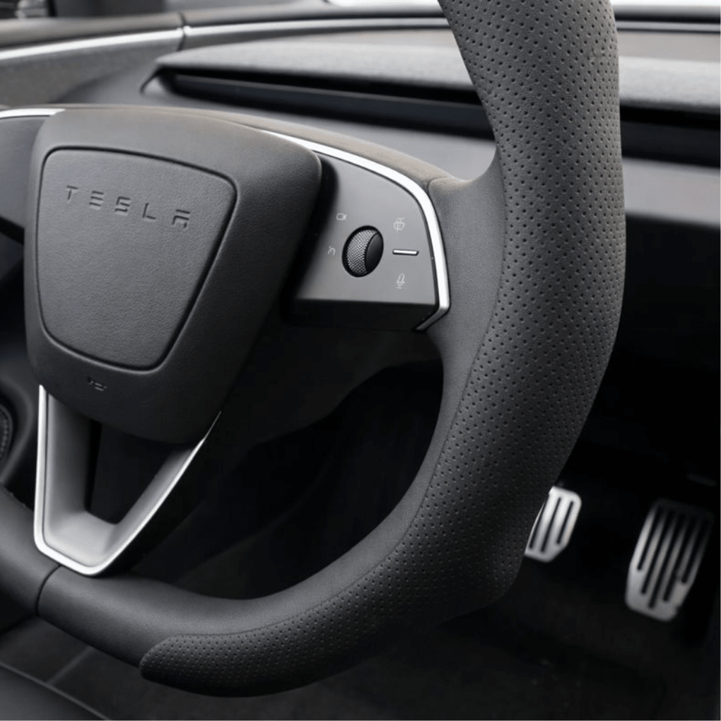 Ultra - thin Steering Wheel Cover – For Tesla Model 3/Y/X/S - Zapped Co