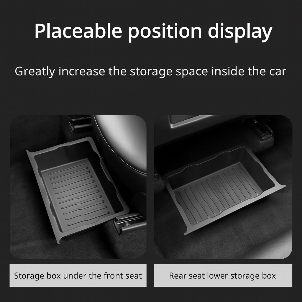 Underseat Storage Organizer for Tesla Model Y - Zapped Co