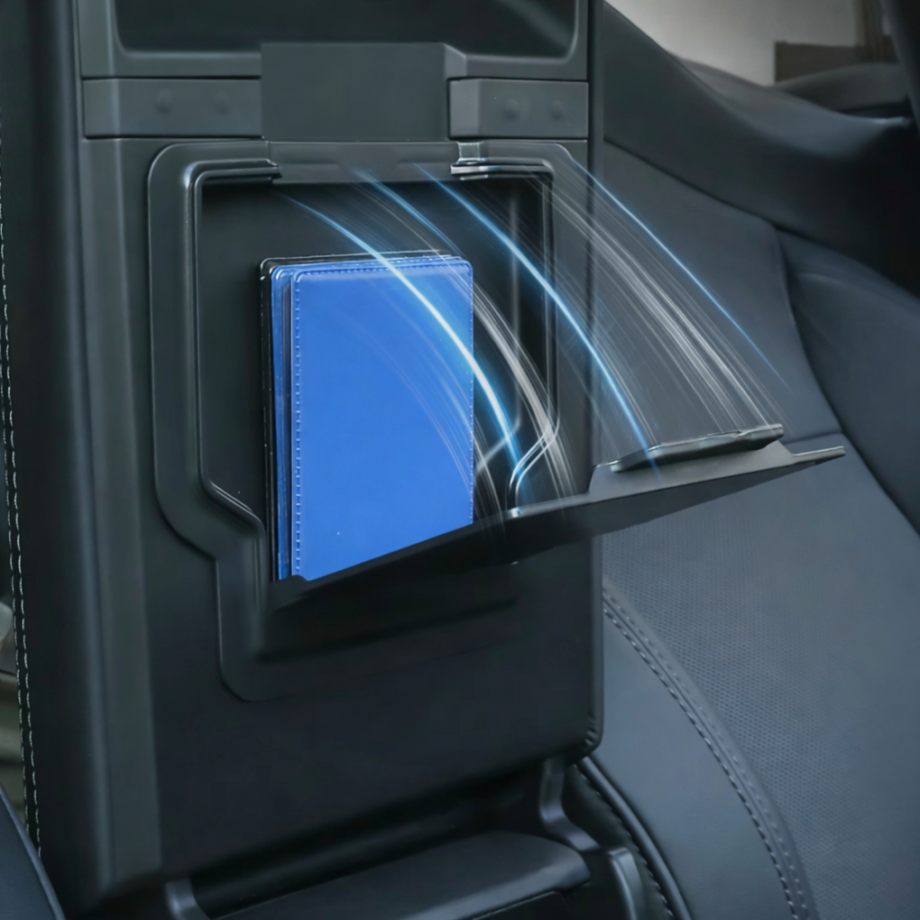 Hidden Armrest Storage Box – Tesla Model 3/Y (2024-2026)