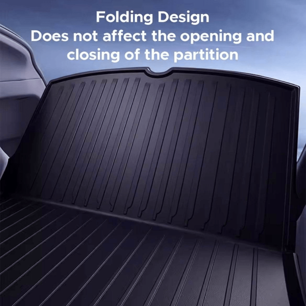 3 - in - 1 Tesla Trunk Mat Set – All - Weather Cargo Liners for Model 3 & Y - Zapped Co