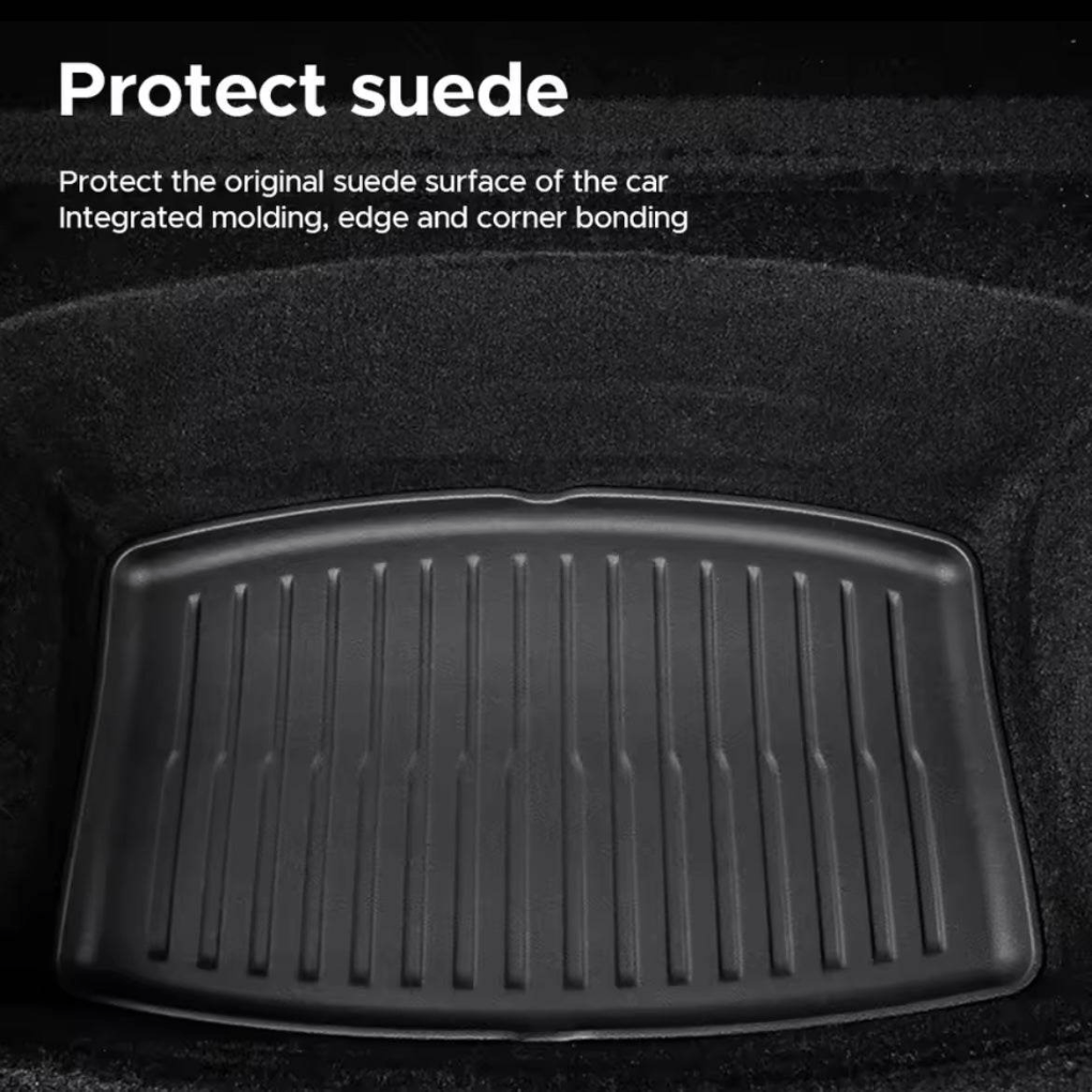 3 - in - 1 Tesla Trunk Mat Set – All - Weather Cargo Liners for Model 3 & Y - Zapped Co