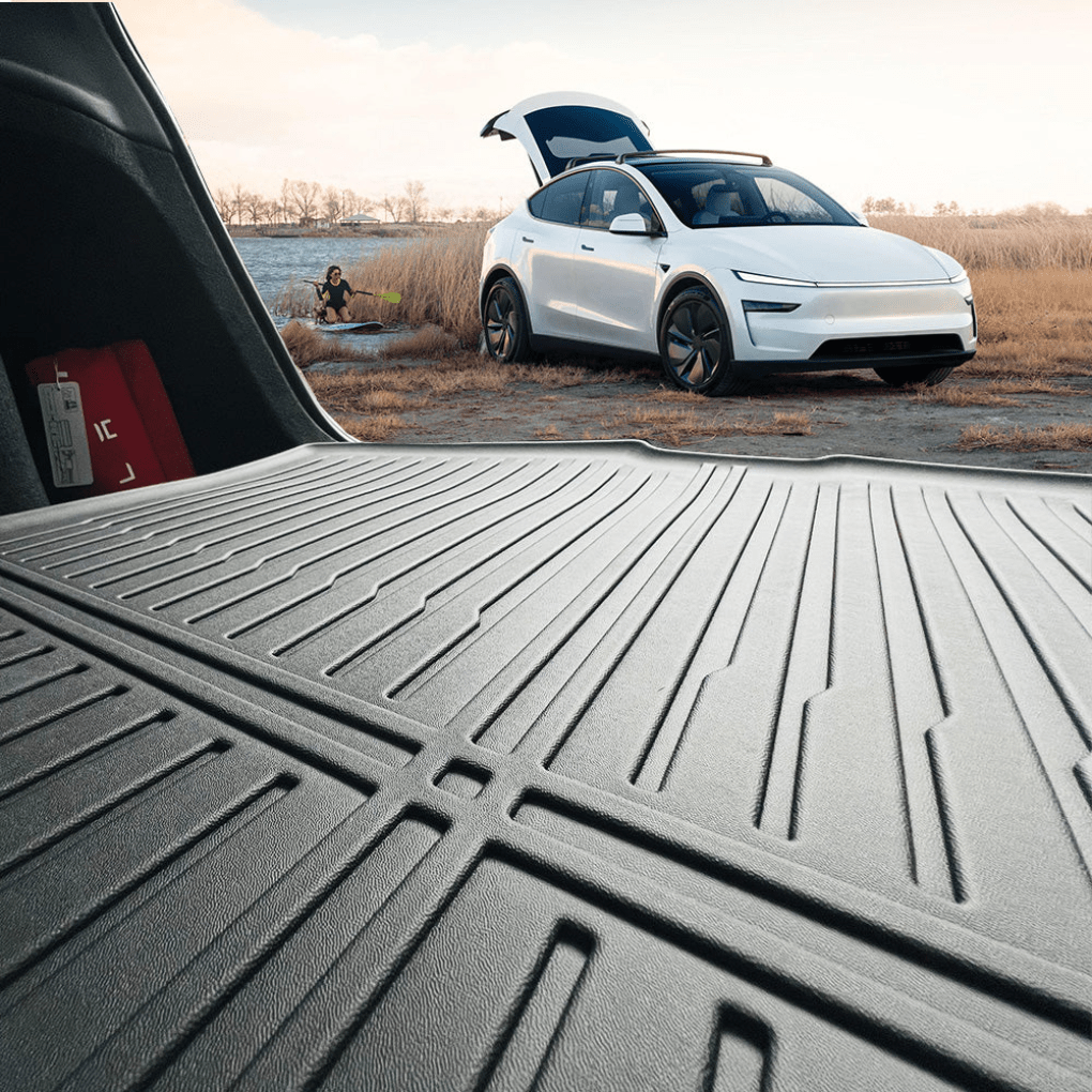 3 - in - 1 Tesla Trunk Mat Set – All - Weather Cargo Liners for Model Y (2017 - 2026) - Zapped Co