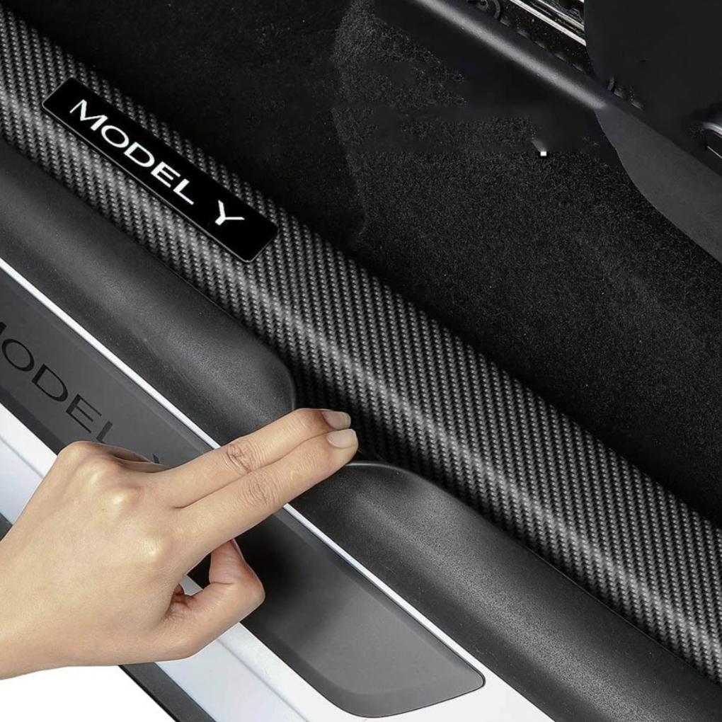 Door Sill Protector Front & Rear – for Tesla Model 3/Y (2017-2026)
