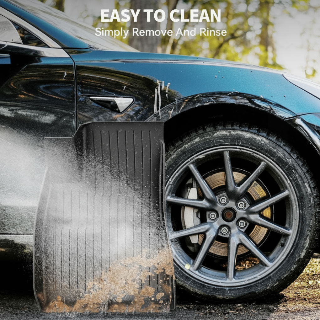 All-Weather Floor and Trunk Mat Set – for Model 3 Highland