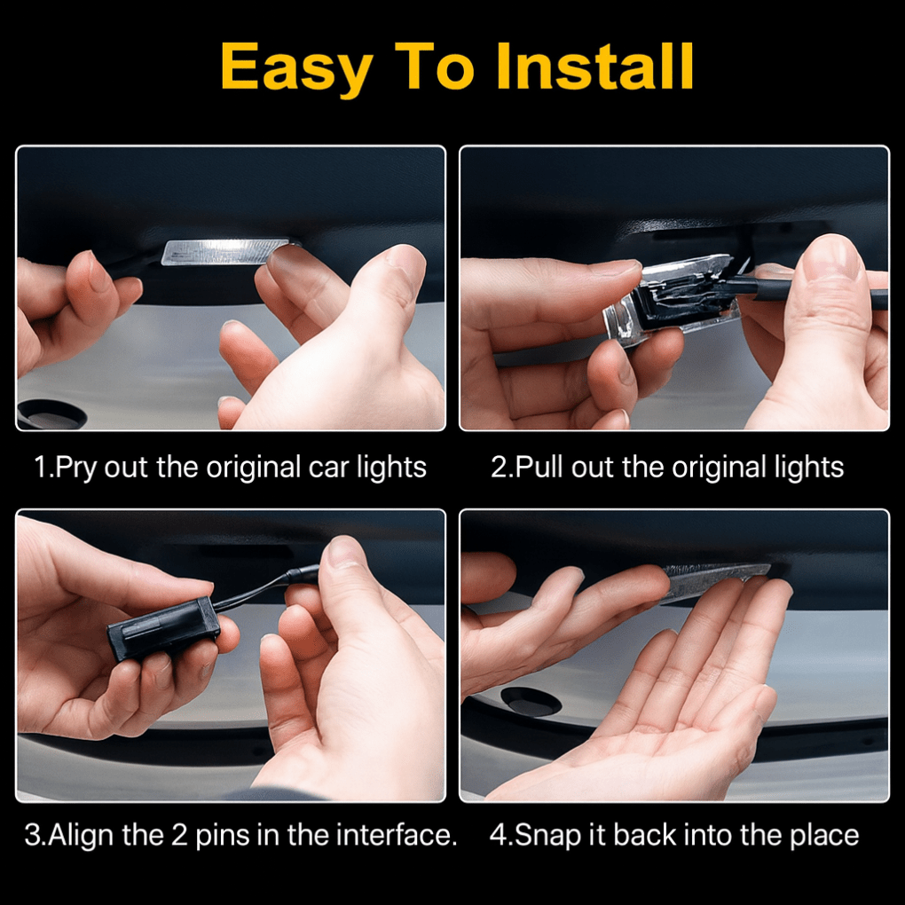 Ambient Light Kit for Tesla Model 3/Y/S/X/Highland/Juniper - Zapped Co