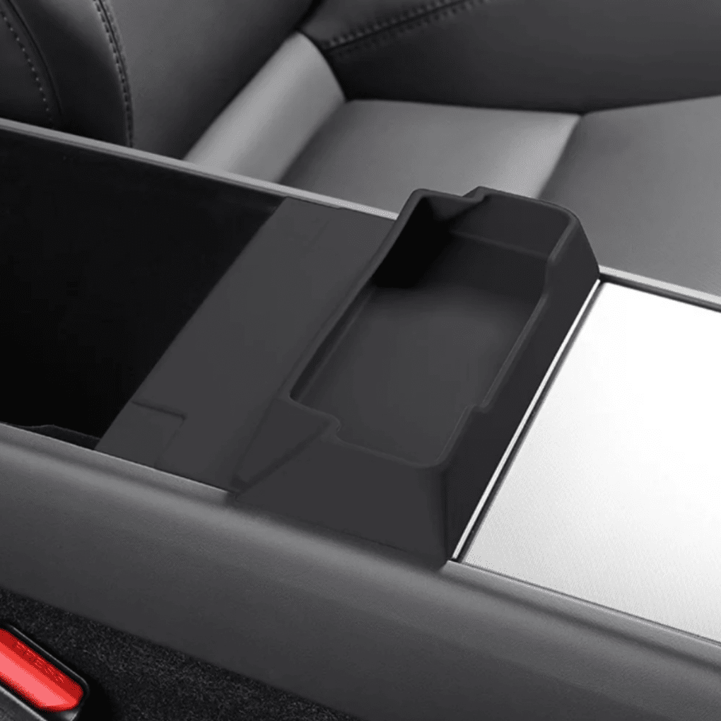 Armrest Sunglasses Tray – for Tesla Model 3/Y (2024 - 2026) - Zapped Co