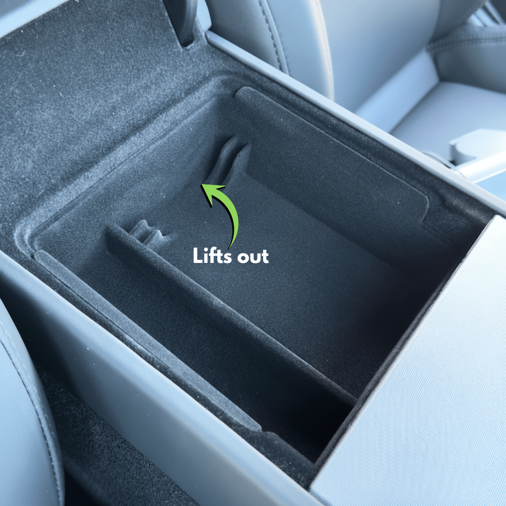 Center Console Tray - for Tesla Model 3/Y/Highland/Juniper - Zapped Co