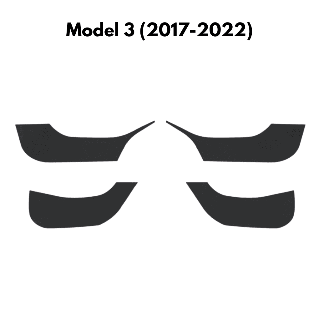Door Kick Protection Pads – for Tesla Model 3/Y (2017 - 2026) - Zapped Co