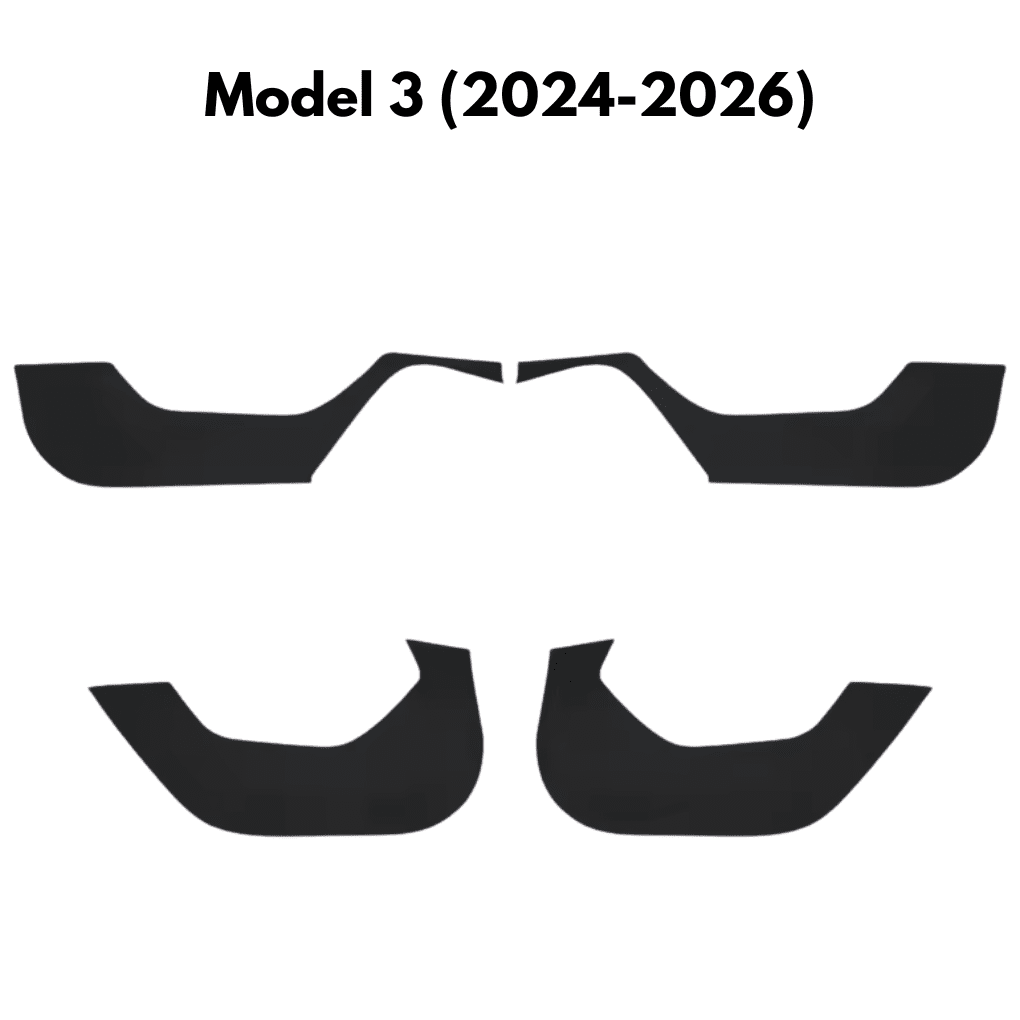 Door Kick Protection Pads – for Tesla Model 3/Y (2017 - 2026) - Zapped Co