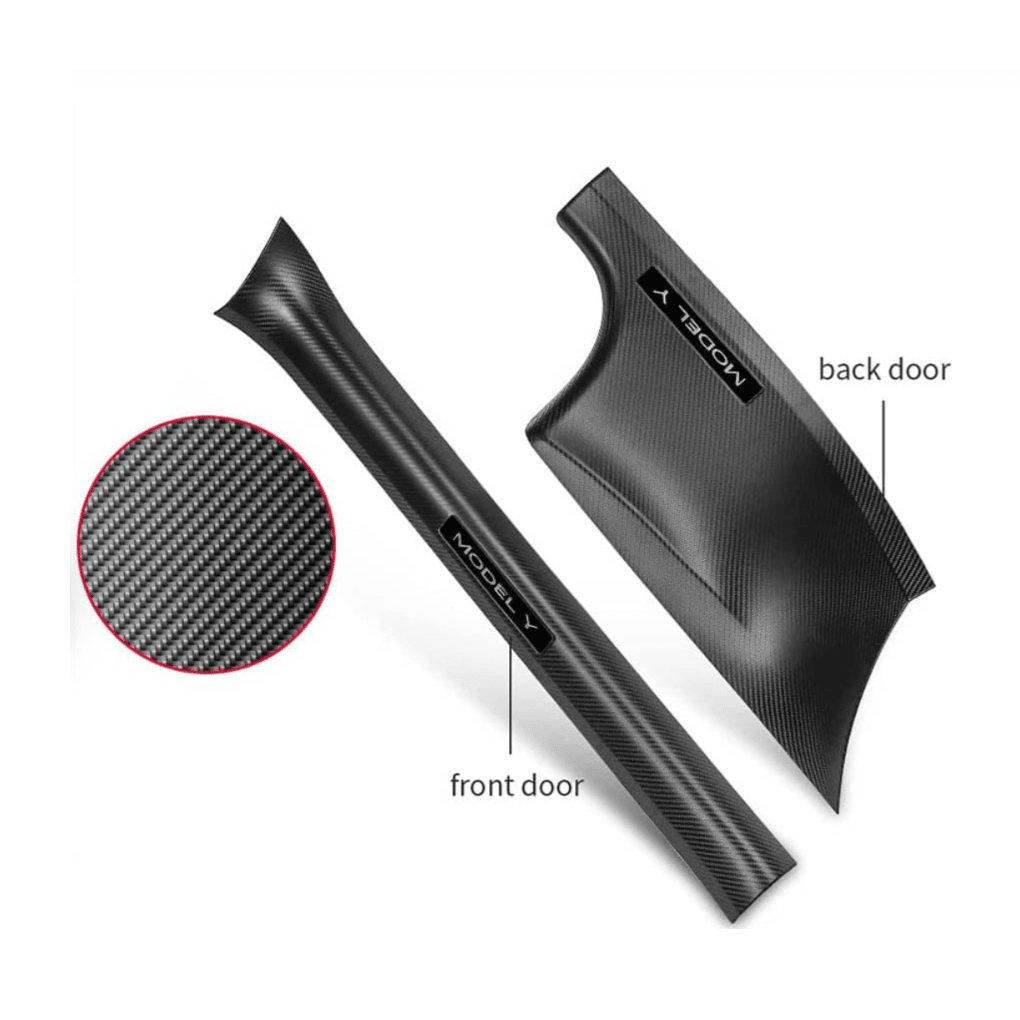 Door Sill Protector Front & Rear – for Tesla Model 3/Y (2017 - 2026) - Zapped Co