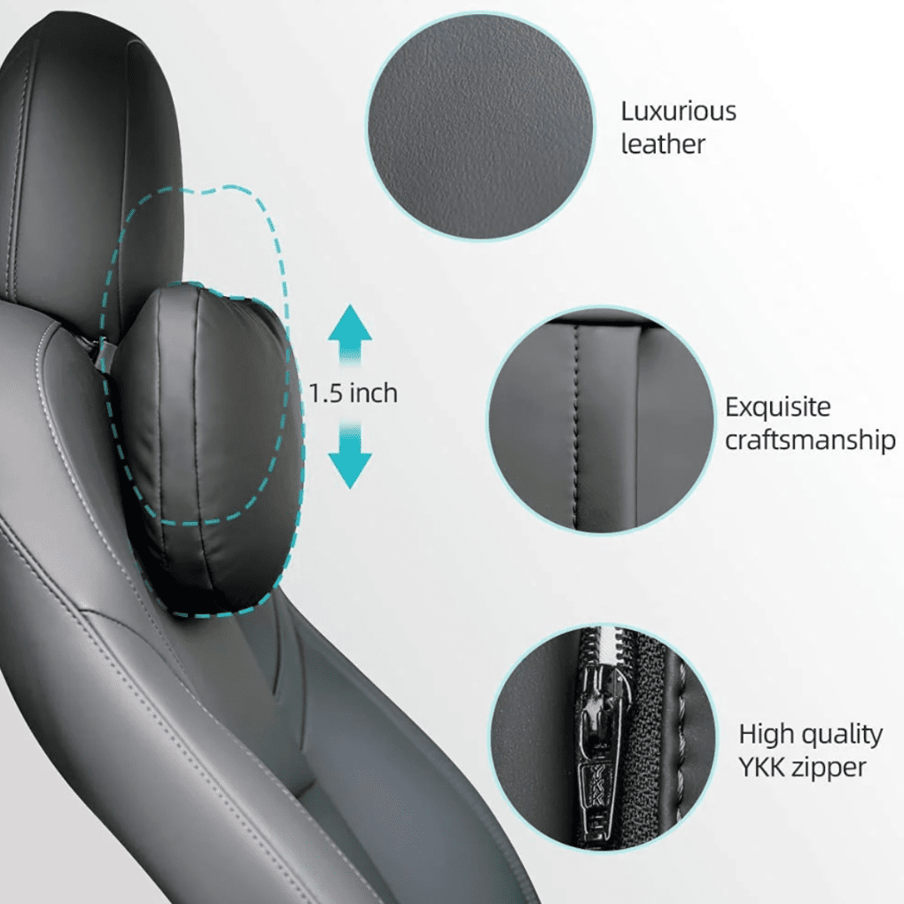 Headrest Cushion Set – For Model 3/Y (2017 - 2026) - Zapped Co