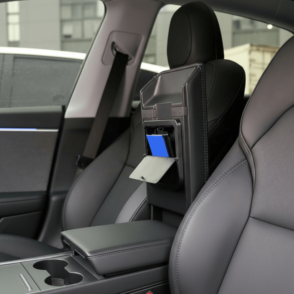 Hidden Armrest Storage Box - Tesla Model 3 Highland/ Model Y Juniper - Zapped Co
