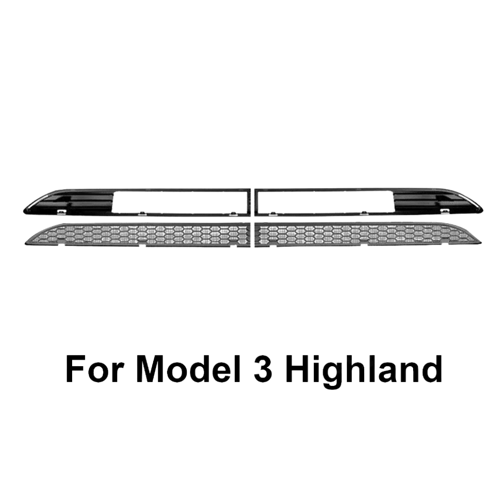 Honeycomb Grille Protector – Custom Fit for Model 3/Y (Highland & Juniper) - Zapped Co